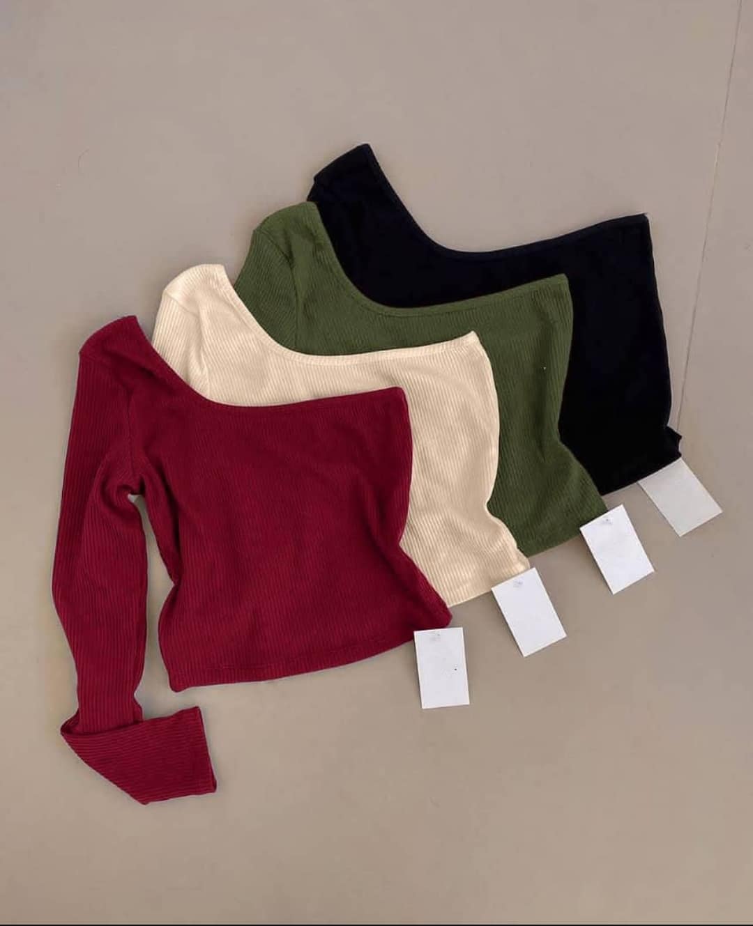 کراپ یقه رومی - کد 10009 - Image 2