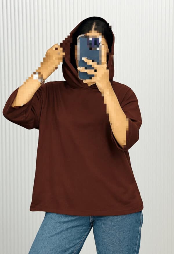 تیشرت کلاهدار - کد 10042 - Image 6