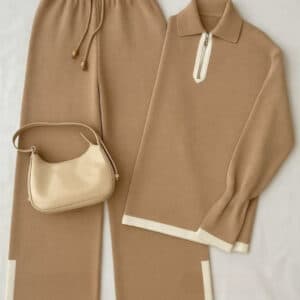 ست بلوز و شلوار بافت کاترین - کد 20026