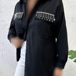 شومیز نگین خطی - کد 50041
